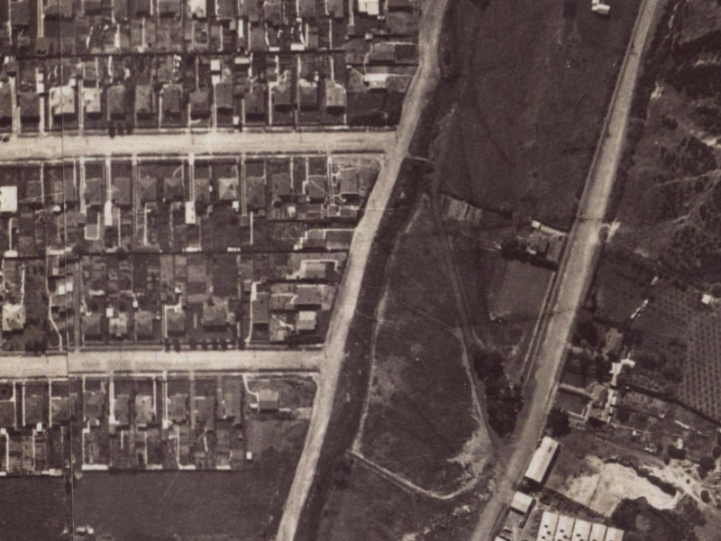 117 Eastern Terrace from the air, 1925-1929