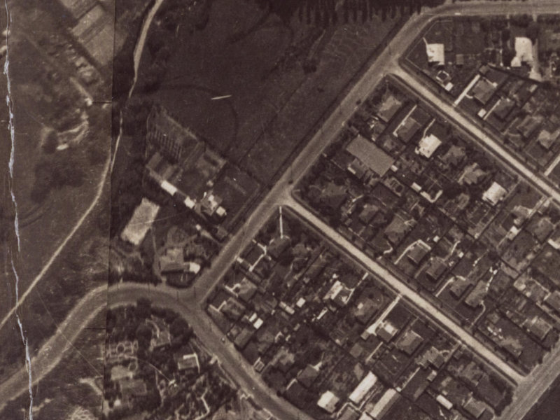 23 Thorrington Road from the air, 1925-1929