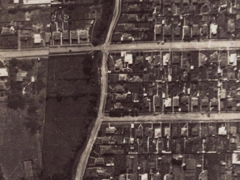 Waimea Terrace from the air, 1925-1929
