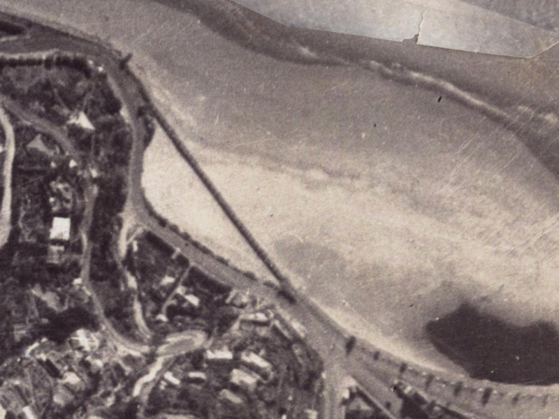 301-305 Main Road from the air, 1925-1929