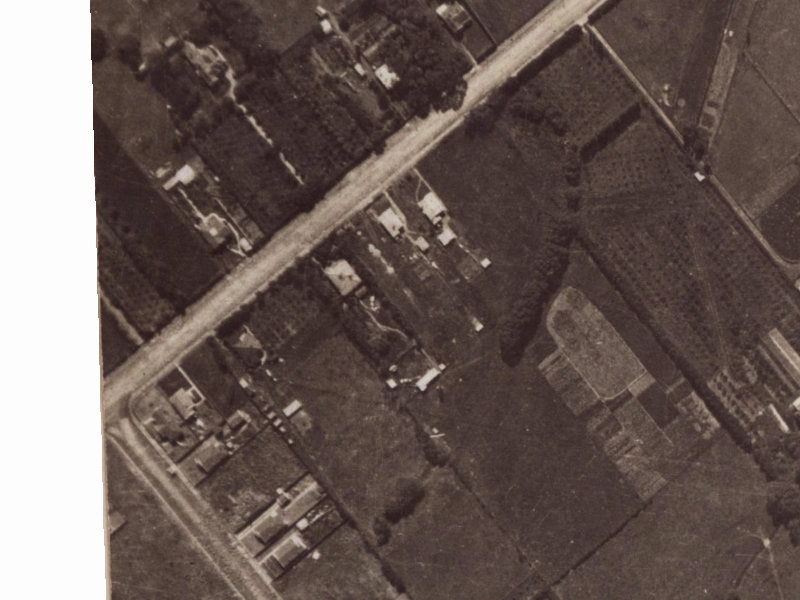 134E Rose Street from the air, 1925-1929