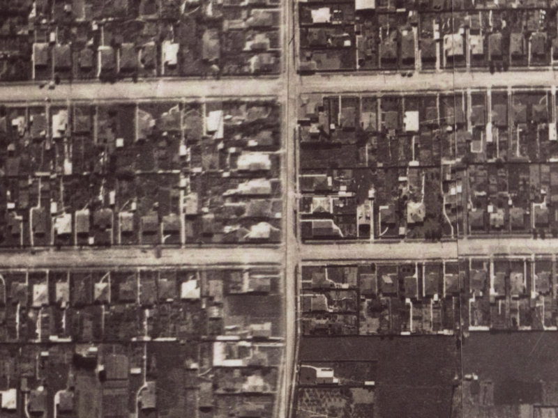95 Birdwood Avenue from the air, 1925-1929