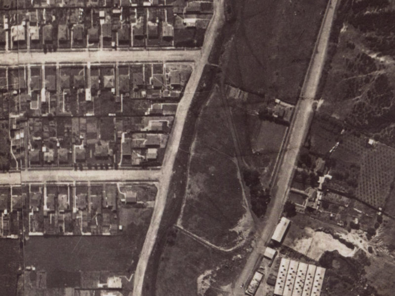 8 Palatine Terrace from the air, 1925-1929