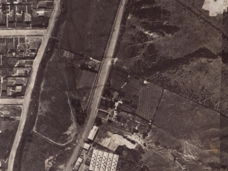 118 Centaurus Road from the air, 1925-1929