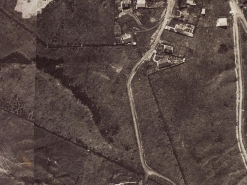 30B Huntsbury Avenue from the air, 1925-1929