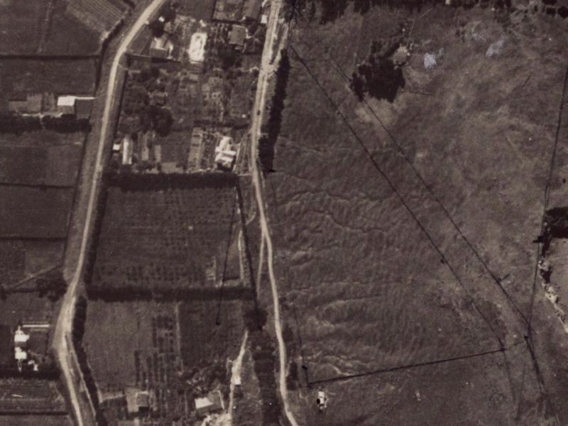 26–70 Rapaki Road from the air, 1925-1929