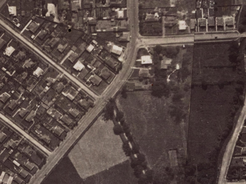 24 Colombo Street from the air, 1925-1929