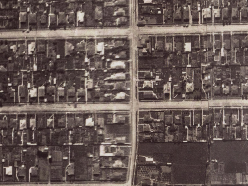 93 Birdwood Avenue from the air, 1925-1929