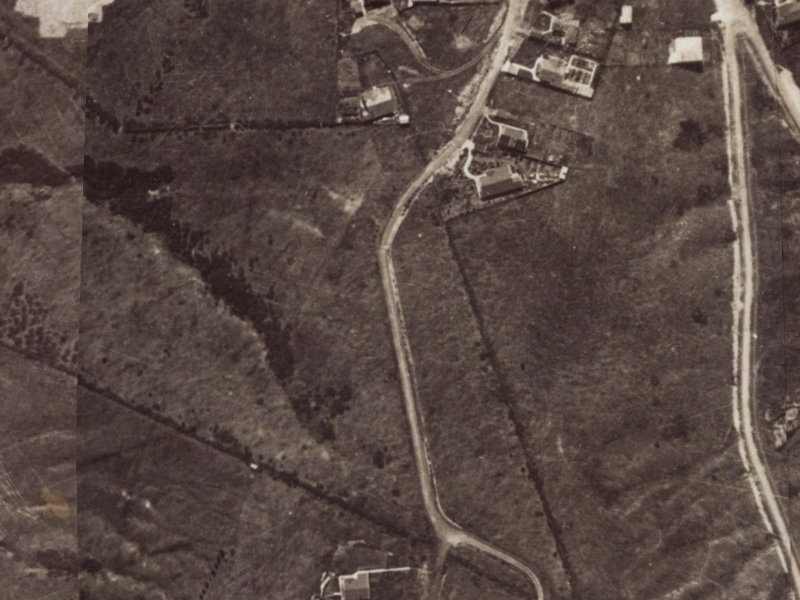 30A Huntsbury Avenue from the air, 1925-1929