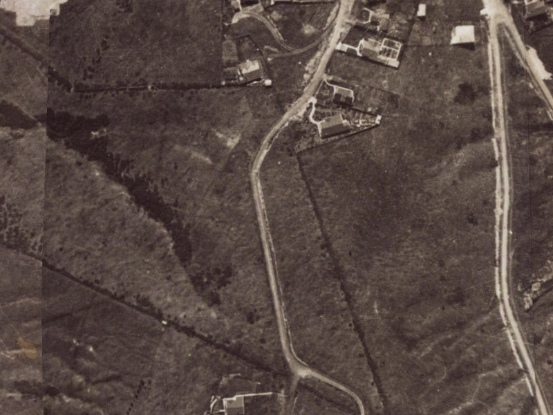 29 Huntsbury Avenue from the air, 1925-1929