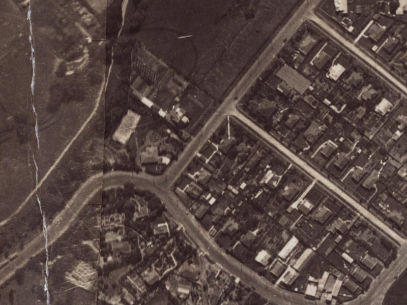 23A Thorrington Road from the air, 1925-1929