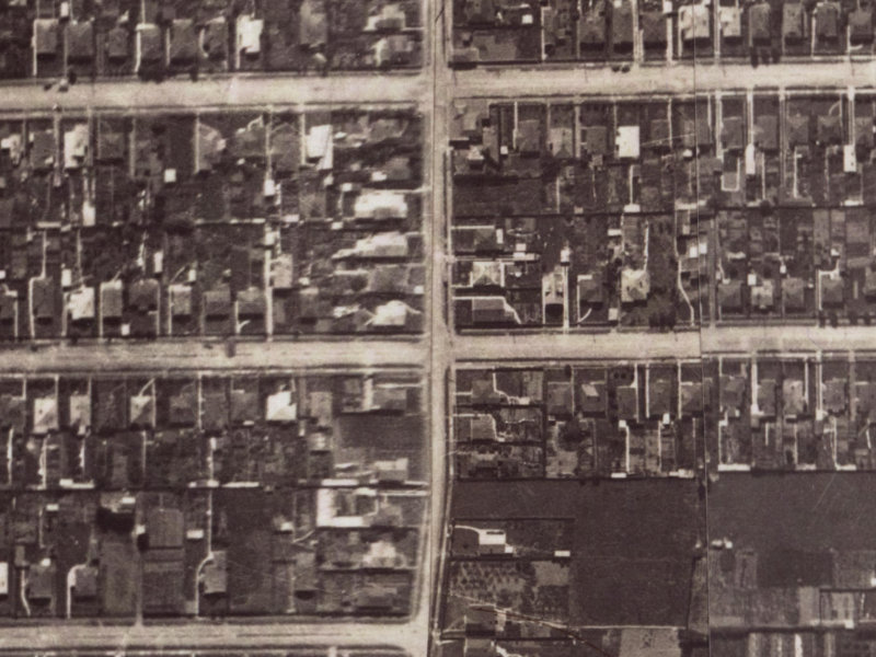 94 Birdwood Avenue from the air, 1925-1929