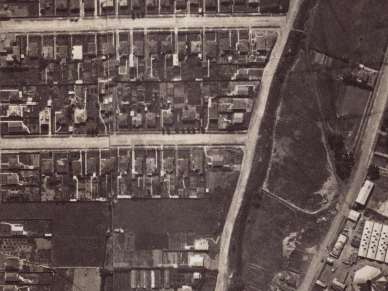 67 Corson Avenue from the air, 1925-1929