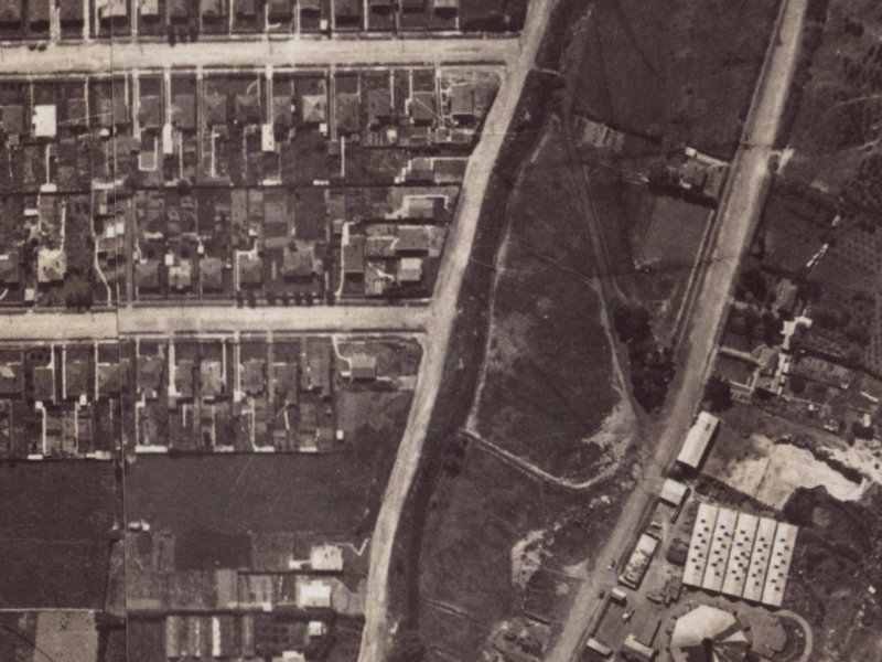 106 Eastern Terrace from the air, 1925-1929