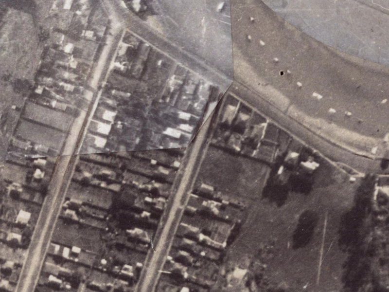 10A Bay View Road from the air, 1925-1929