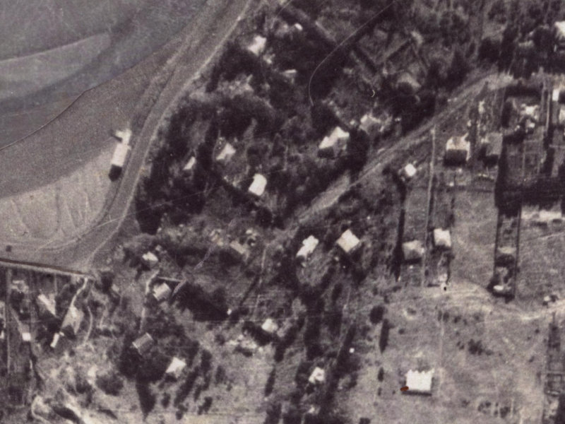 46 Kinsey Terrace from the air, 1925-1929
