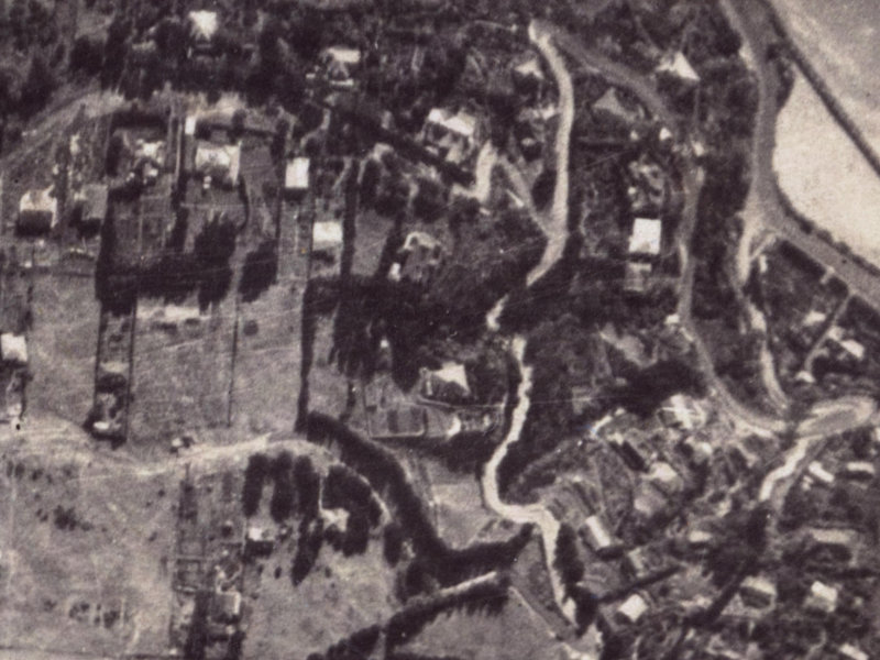54 Clifton Terrace from the air, 1925-1929