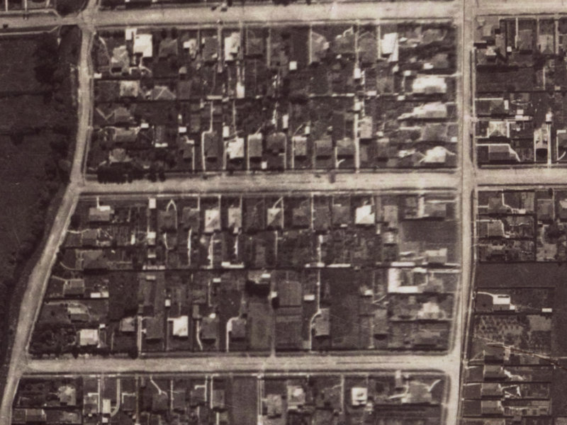 28A Corson Avenue from the air, 1925-1929