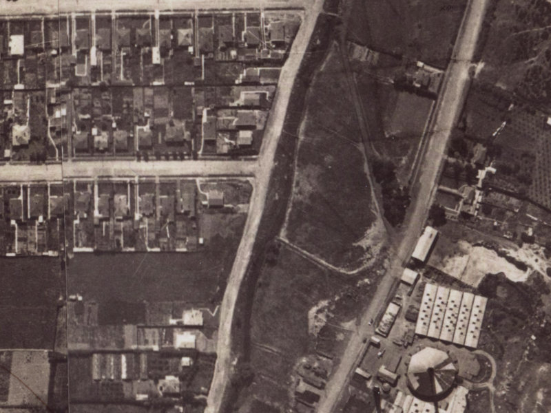 88 Corson Avenue from the air, 1925-1929