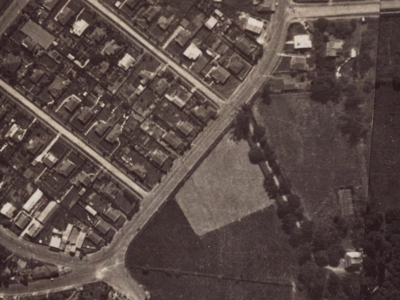 13A Colombo Street from the air, 1925-1929