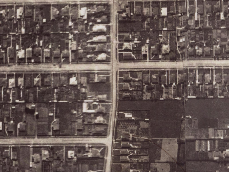 84 Birdwood Avenue from the air, 1925-1929