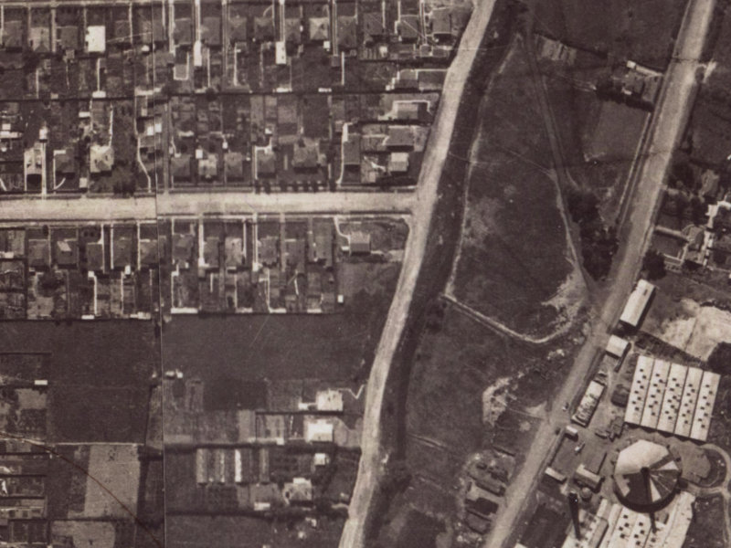 95B Eastern Terrace from the air, 1925-1929