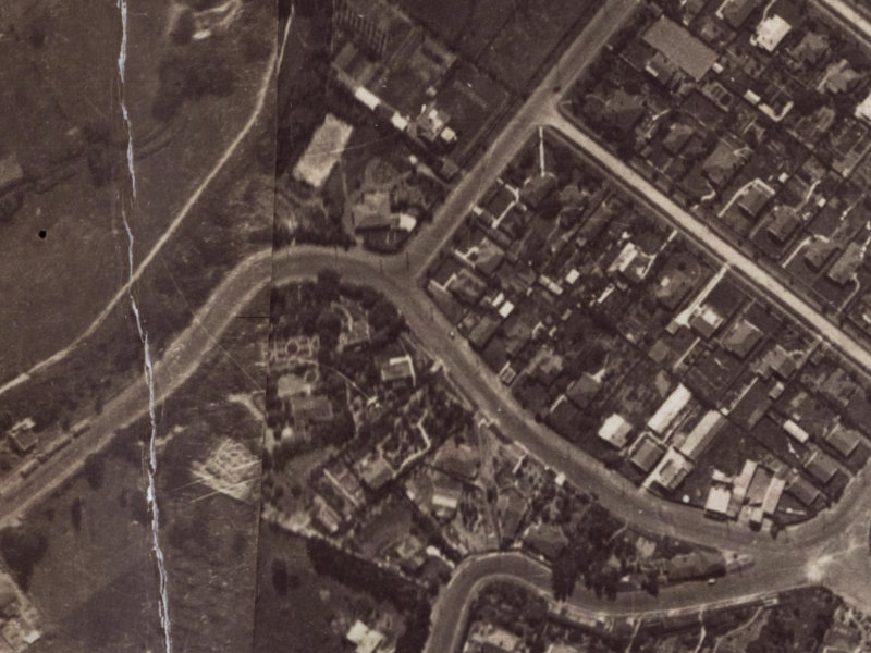 17-19 Cashmere Road from the air, 1925-1929