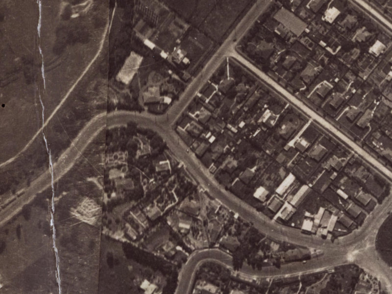 24a Cashmere Road from the air, 1925-1929