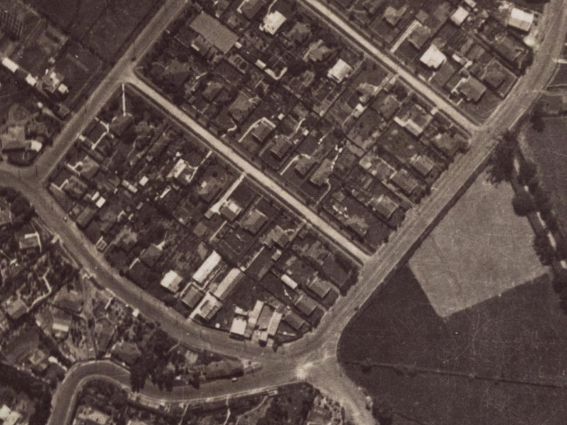 1B Woodbridge Road from the air, 1925-1929