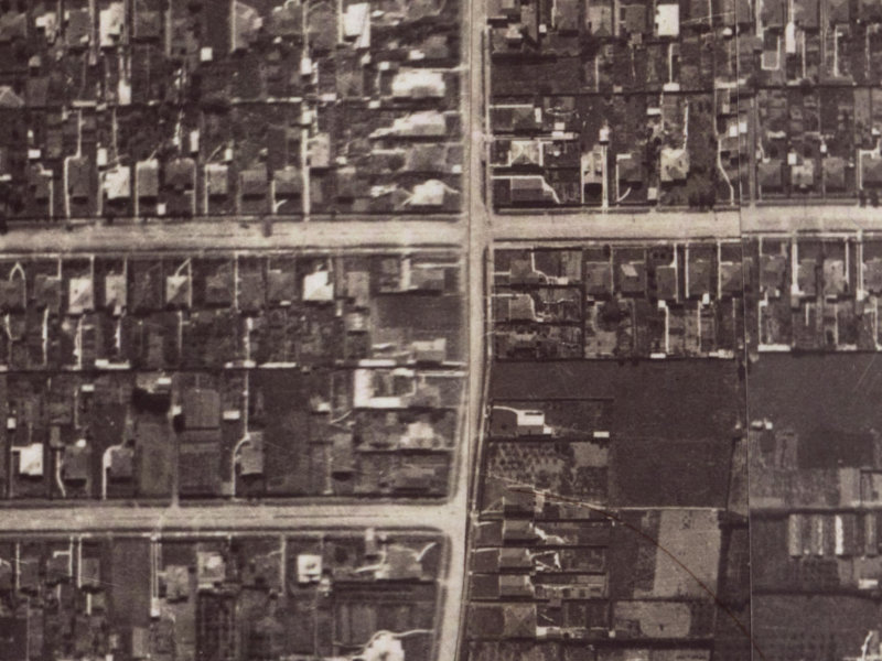 79 Birdwood Avenue from the air, 1925-1929