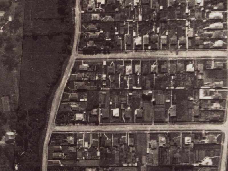 49B Riverview Street from the air, 1925-1929