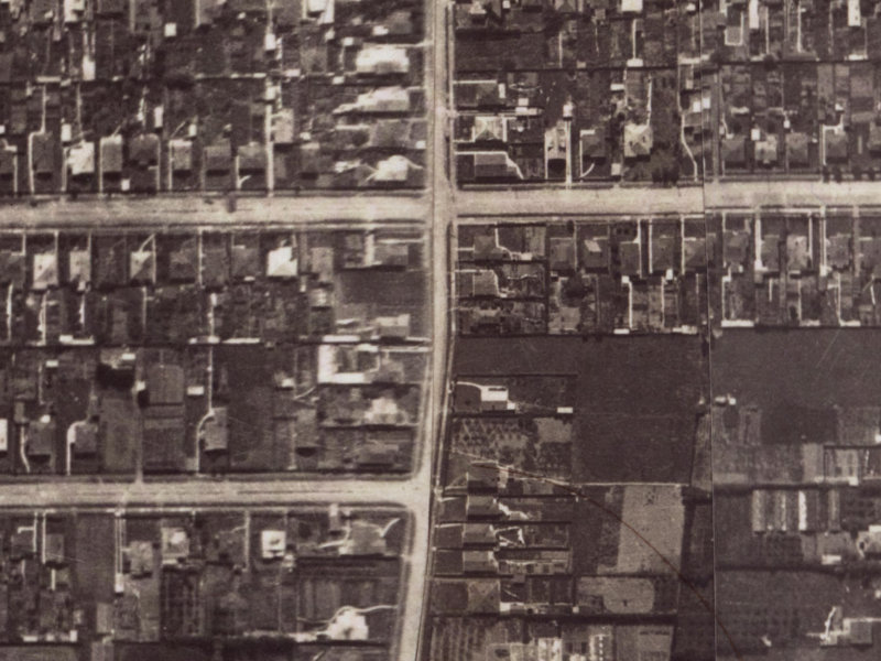 73 Birdwood Avenue from the air, 1925-1929