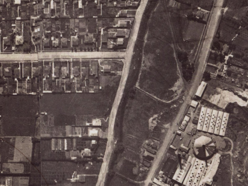 95 Eastern Terrace from the air, 1925-1929