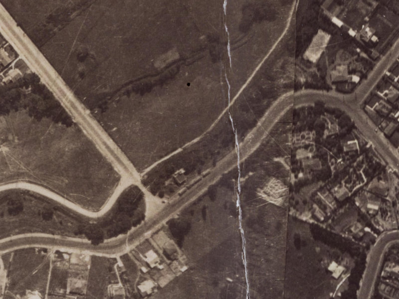 228 Ashgrove Terrace from the air, 1925-1929