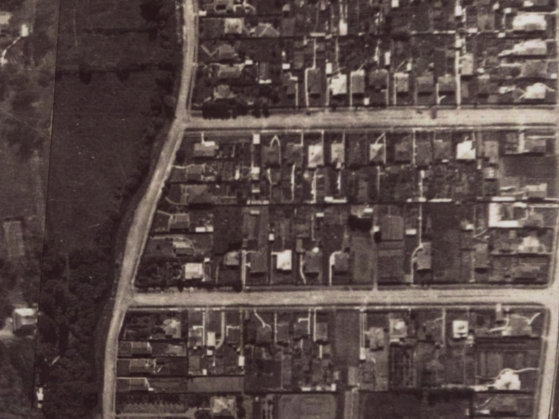 73B Birdwood Avenue from the air, 1925-1929