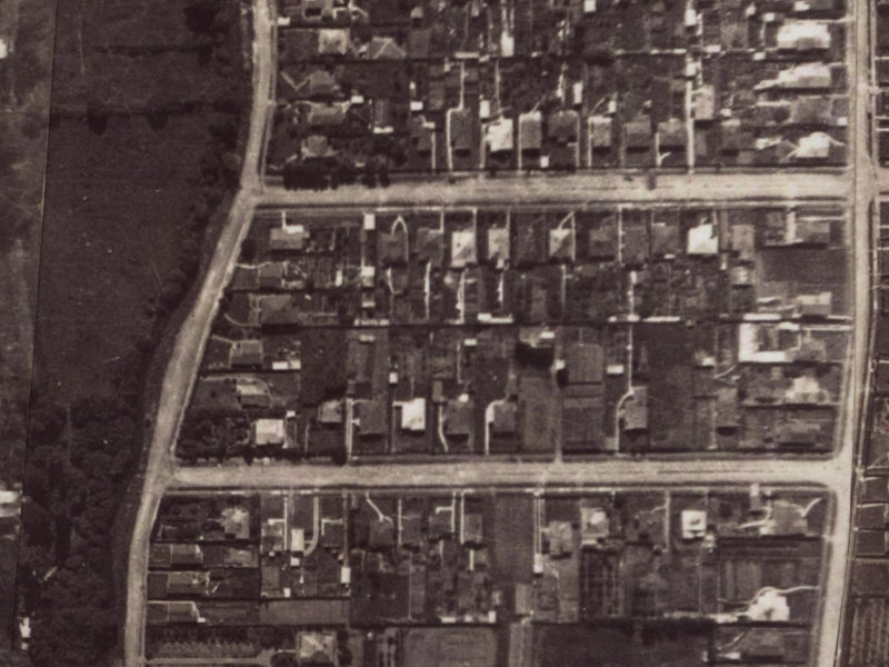 71 Birdwood Avenue from the air, 1925-1929
