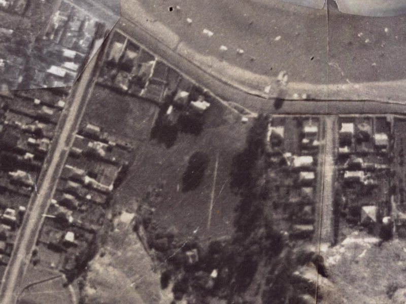 2 Moncks Bay Lane from the air, 1925-1929