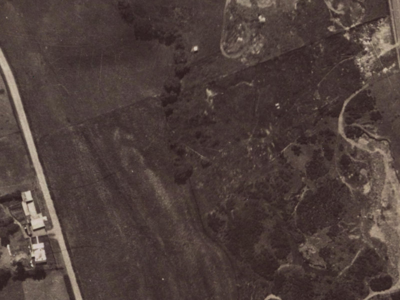 Hoon Hay Road from the air, 1925-1929