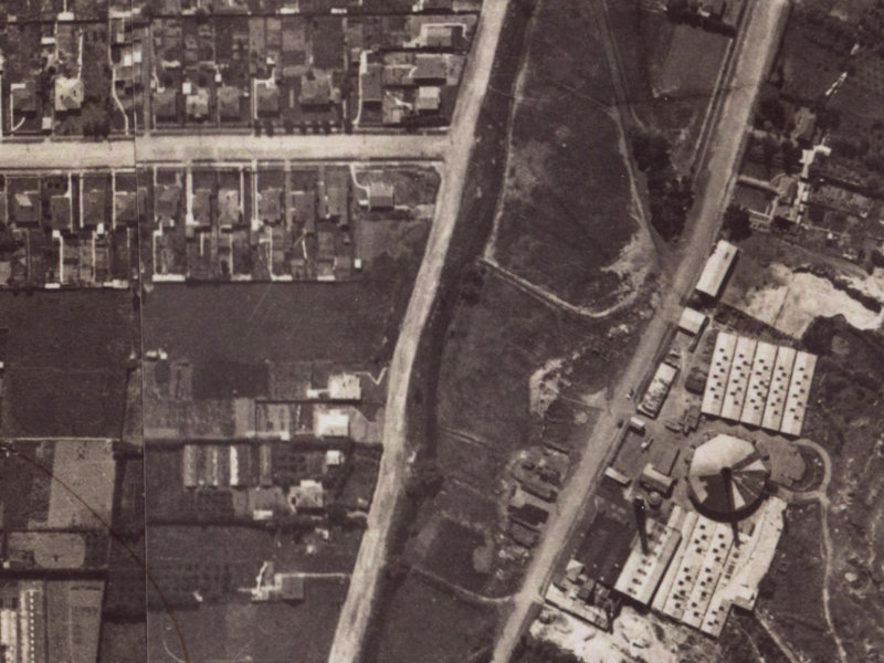 91 Eastern Terrace from the air, 1925-1929