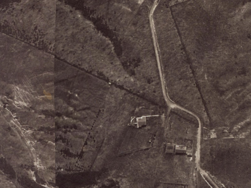 34A Huntsbury Avenue from the air, 1925-1929