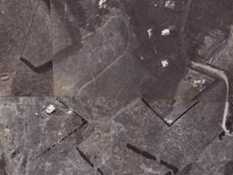 Major Hornbrook Road from the air, 1925-1929