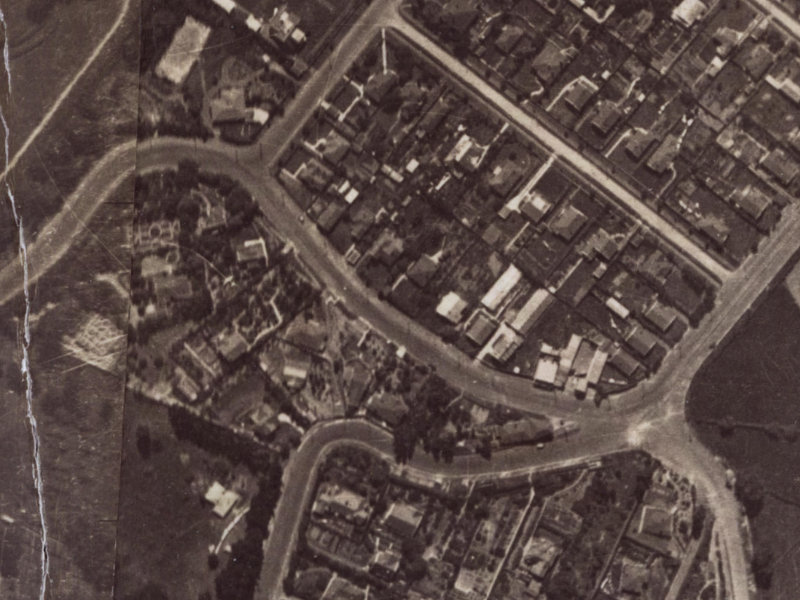 16A Cashmere Road from the air, 1925-1929