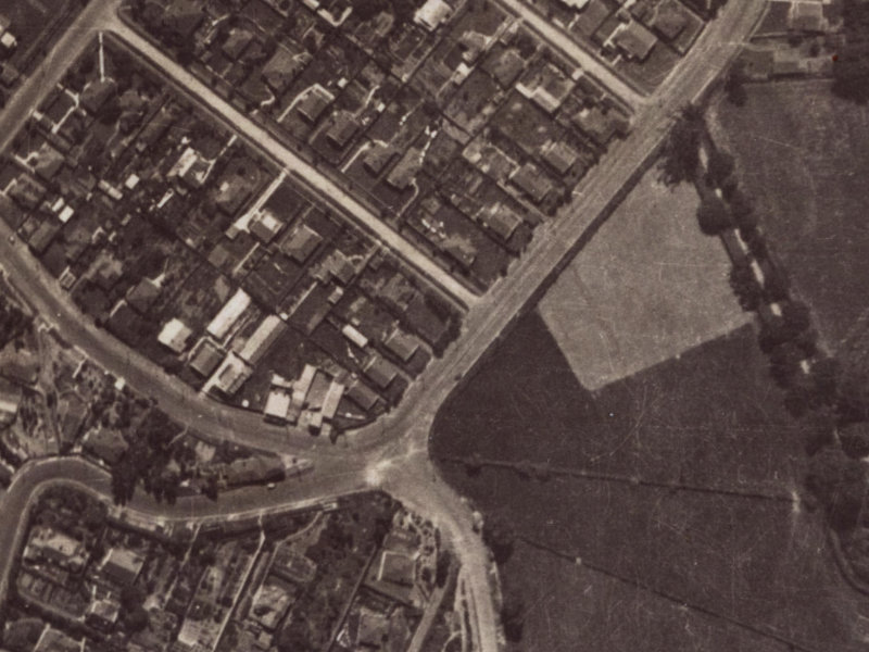 7 Colombo Street from the air, 1925-1929