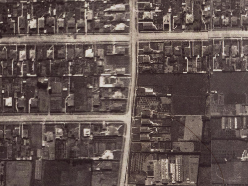 Birdwood Avenue from the air, 1925-1929