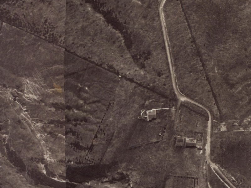 32 Huntsbury Avenue from the air, 1925-1929