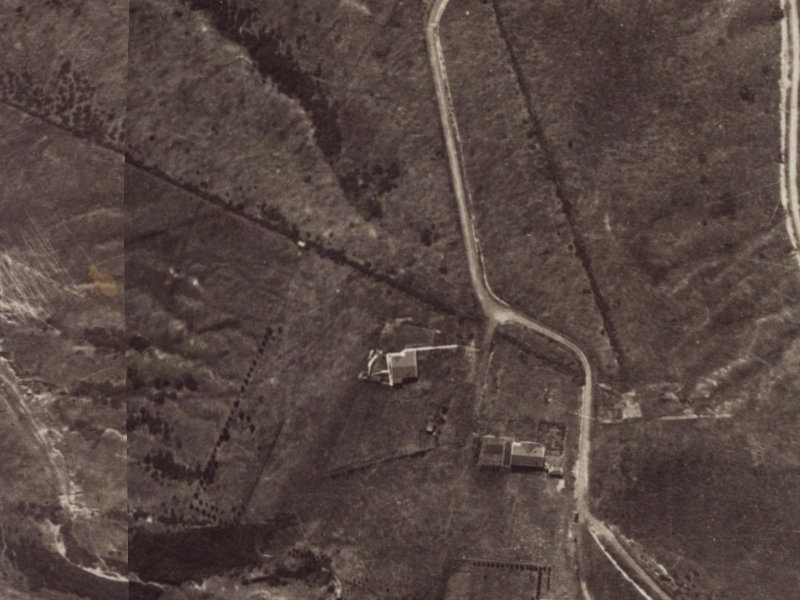 38 Huntsbury Avenue from the air, 1925-1929