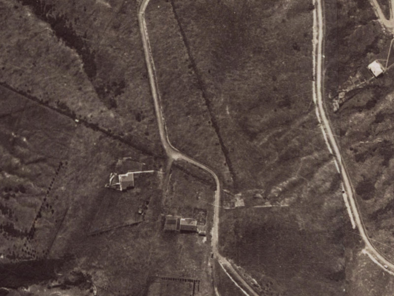 35 Huntsbury Avenue from the air, 1925-1929