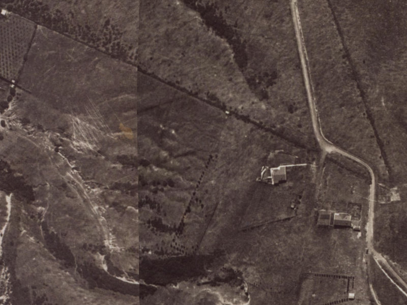 34 Huntsbury Avenue from the air, 1925-1929