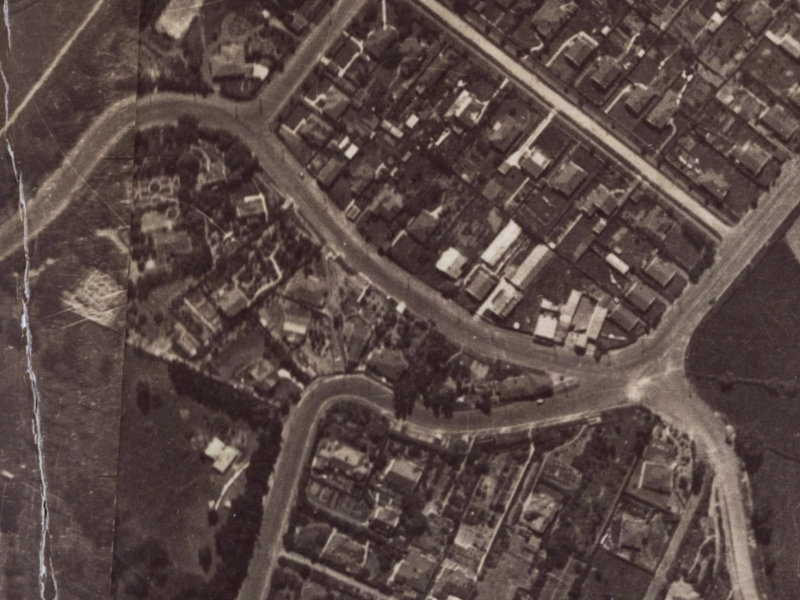 7-17 Cashmere Road from the air, 1925-1929