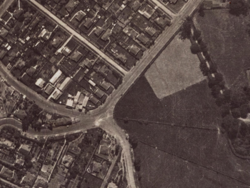 6 Colombo Street from the air, 1925-1929